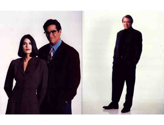 LOIS AND CLARK, color photographs, Dean Cain, Teri Hatcher