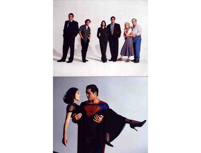 LOIS AND CLARK, color photographs, Dean Cain, Teri Hatcher