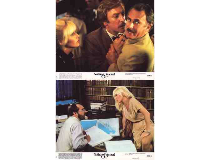 NOTHING PERSONAL, 1980, mini lobby cards, Donald Sutherland, Suzanne Somers