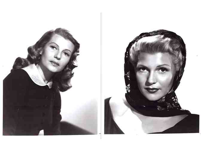 RITA HAYWORTH, group of classic celebrity portraits, stills or photos