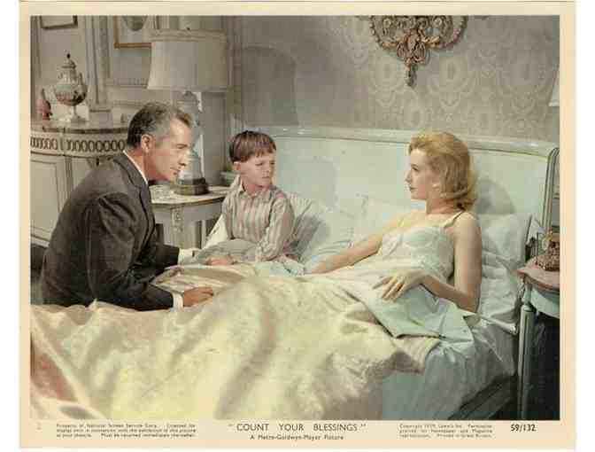 COUNT YOUR BLESSINGS, 1959, mini lobby cards, Deborah Kerr, Maurice Chevalier