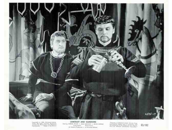 LANCELOT AND GUINEVERE, 1963, 8x10 production stills, Cornel Wilde, Jean Wallace