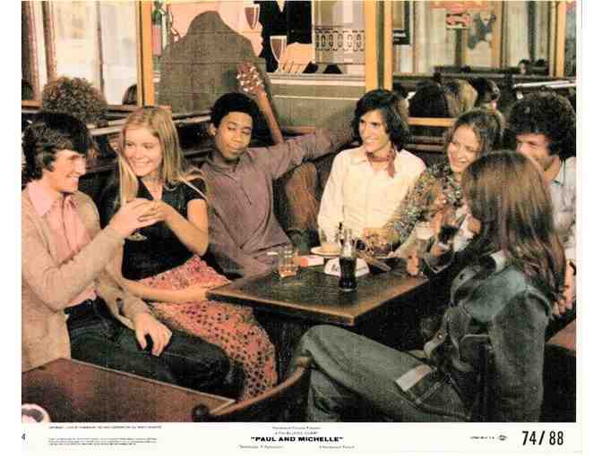 PAUL AND MICHELLE, 1974, mini lobby cards, Anicee Alvina, Keir Dullea