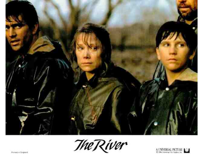 RIVER, 1984, mini lobby cards, Mel Gibson, Sissy Spacek