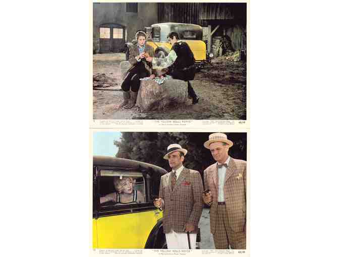 YELLOW ROLLS ROYCE, 1965, mini lobby cards, Ingrid Bergman, Rex Harrison