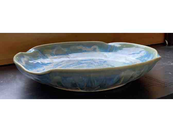 Blue and Green Platter, Barbara Nelson - Photo 2