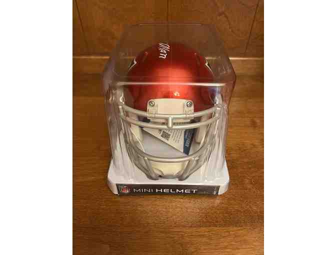 Damien Harris Red Mini Helmet - Photo 2