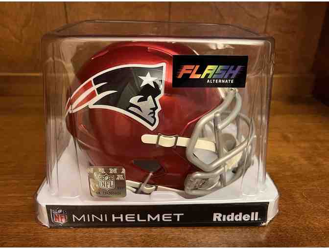 Damien Harris Red Mini Helmet - Photo 3