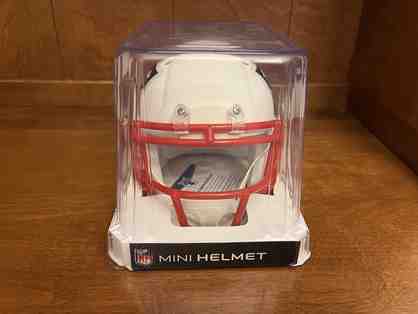 Damien Harris White Mini Helmet