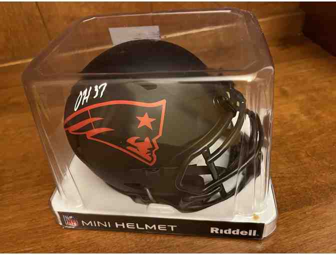 Damien Harris Black Mini Helmet - Photo 2