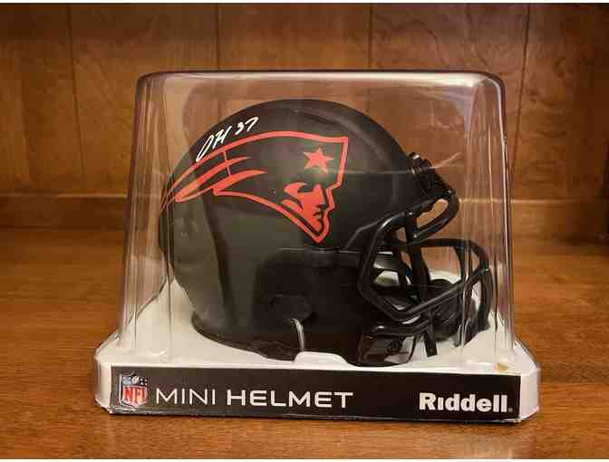 Damien Harris Black Mini Helmet - Photo 3