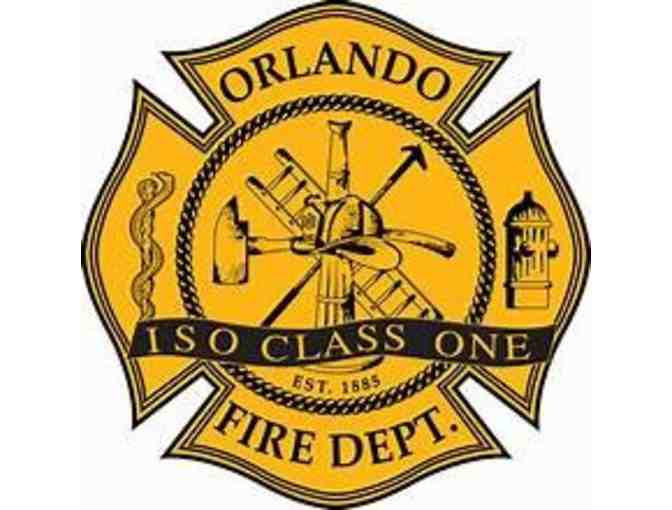 Gift basket from the Orlando Fire Department