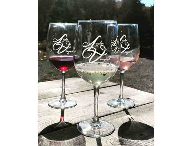 Wine Tasting and Souvenir Glasses for 4 at Leyden Vineyard and Winery