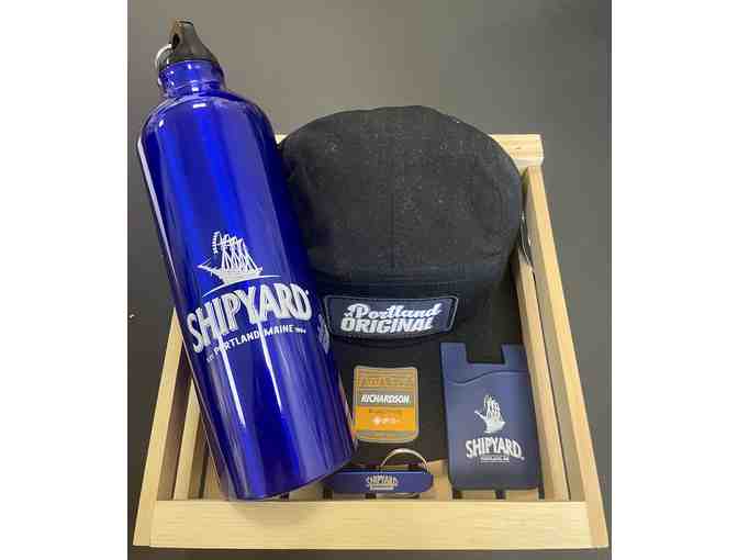 Shipyard Gift Basket 1 (with size small shirt), includes $30 to spend at Shipyard/Sea Dog