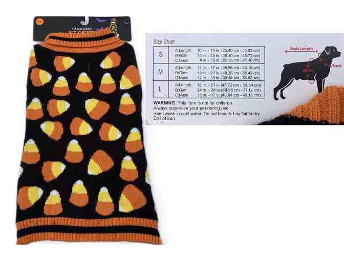 Halloween Dog Sweater Large - Photo 1