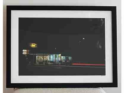 Framed Photograph signed by Steven Lake, 