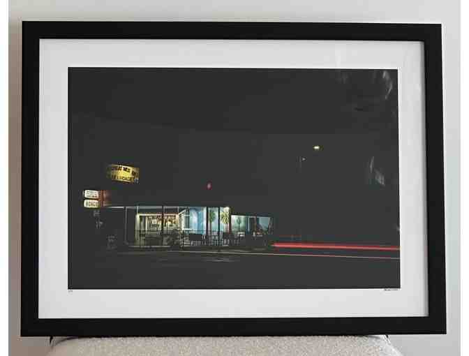 Framed Photograph signed by Steven Lake, "Steak & Hoagie", 2018 - Photo 1