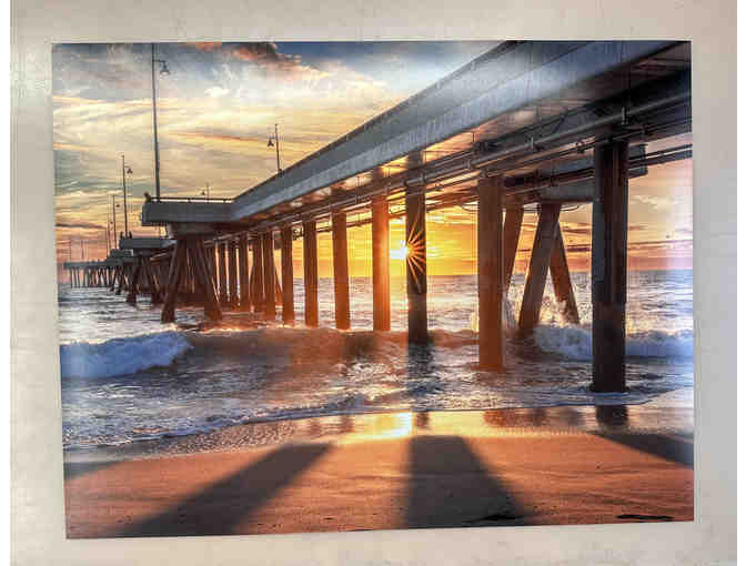 Framed Photo by Aimee Nelson, "Venice Pier Flare" - Photo 1