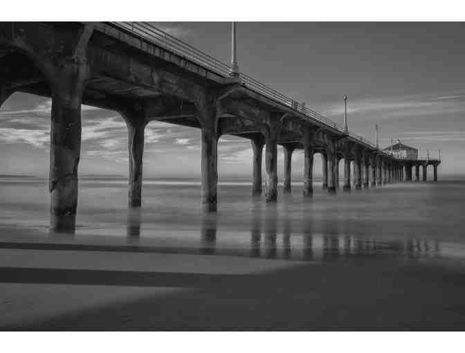 Framed photo by Andrew Waldron, "Manhattan Beach Pier" - Photo 1