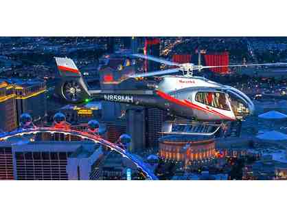 Helicopter Ride Over the Las Vegas Strip and Downtown for Two with Maverick Helicopters