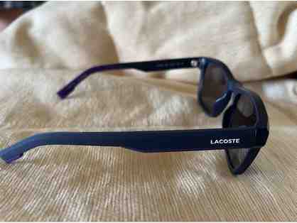 Lacoste Navy Blue Rectangle Sunglasses