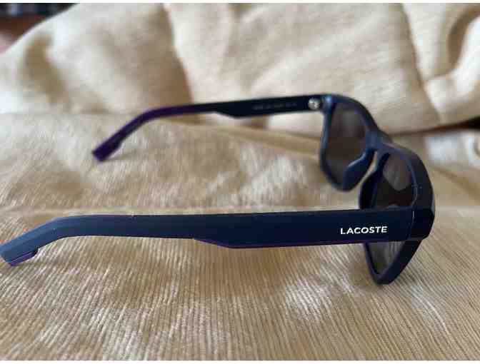 Lacoste Navy Blue Rectangle Sunglasses - Photo 1
