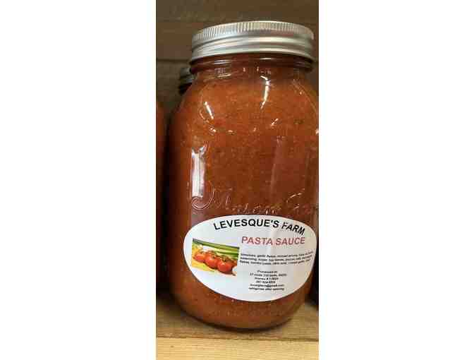 Levesque's Organic Farm Stand, Leeds ME - 3 Jars of Local Goods #2