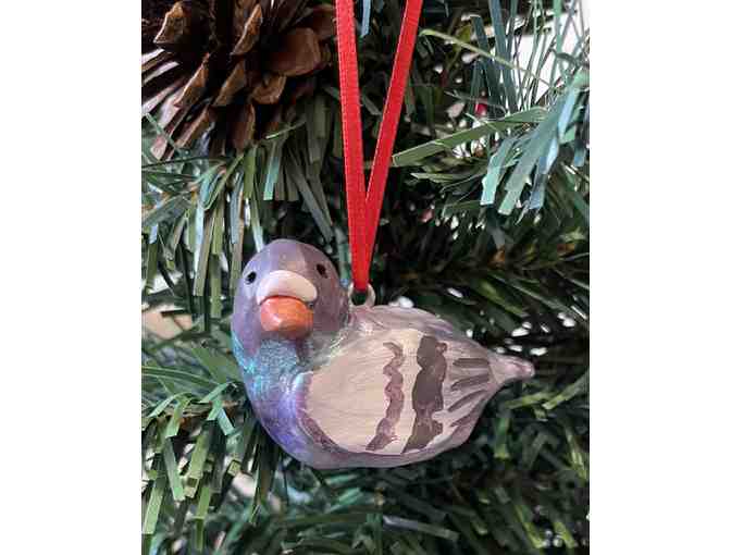 Pigeon tree ornaments - trio