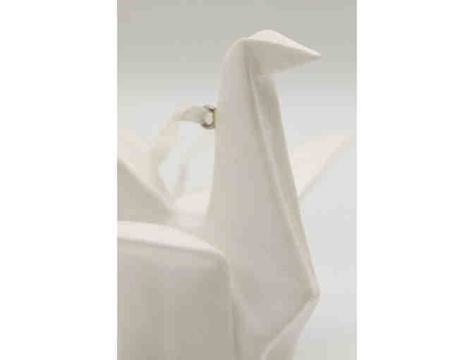 Ceramic Origami Crane Ornament